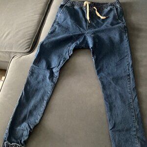 LIRA Denim stretch Jogger style - Dark Blue
